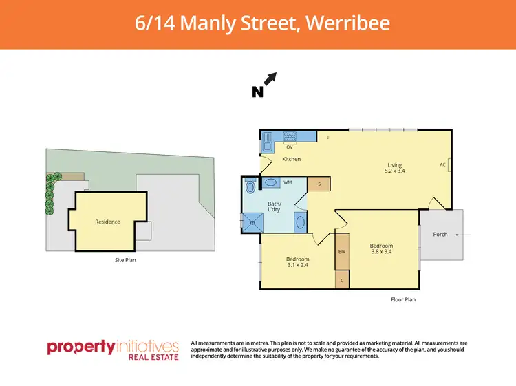 Floorplan of Homely unit listing, 6/14 Manly Street, Werribee VIC 3030