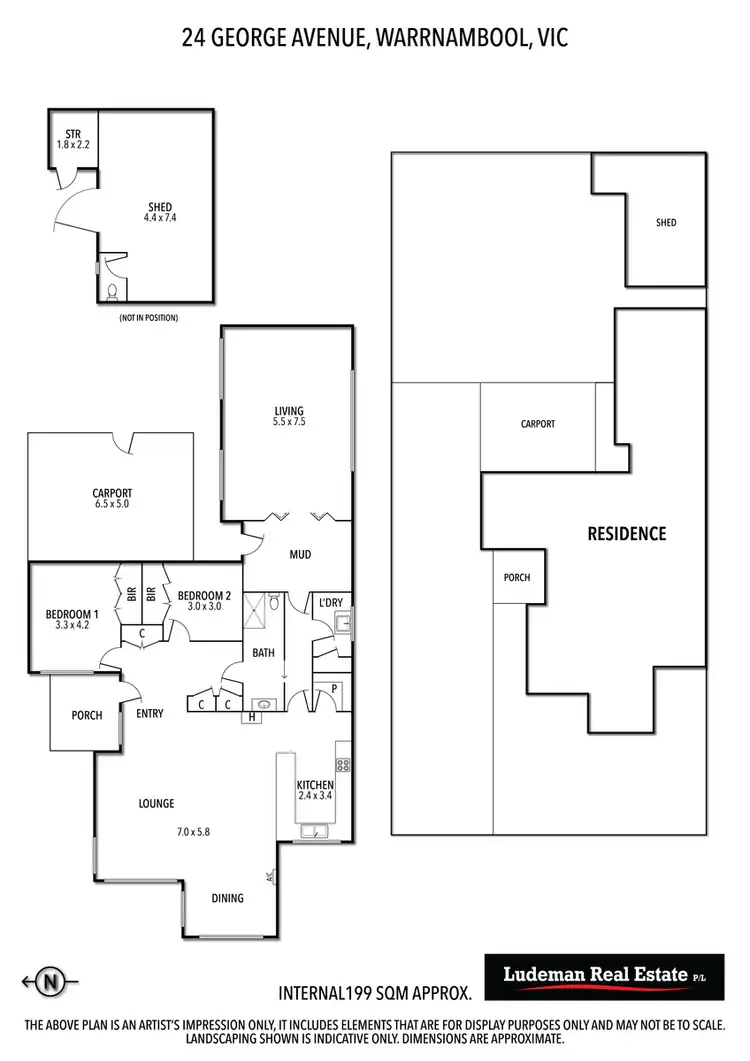 Floorplan of Homely house listing, 24 George Avenue, Warrnambool VIC 3280