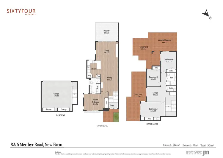 Floorplan of Homely unit listing, 82/6 Merthyr Road, New Farm QLD 4005