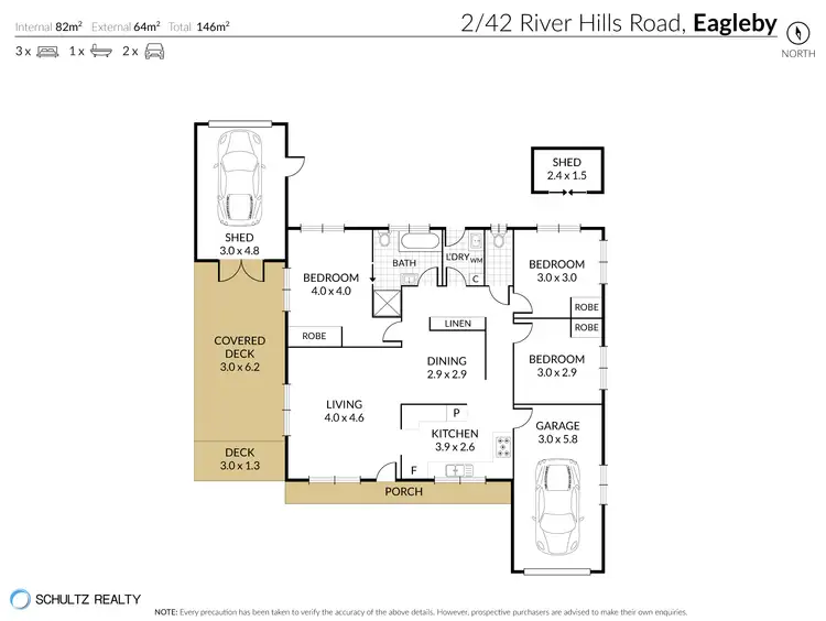 Floorplan of Homely house listing, 2/42-48 River Hills Road, Eagleby QLD 4207