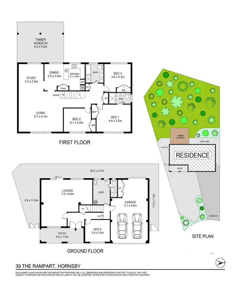 Floorplan of Homely house listing, 39 The Rampart, Hornsby NSW 2077