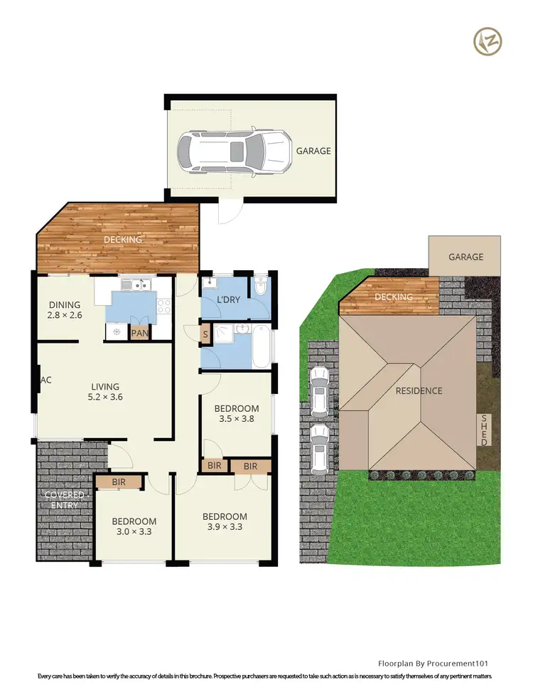 Floorplan of Homely unit listing, 1/5 Snowy Street, Dandenong North VIC 3175