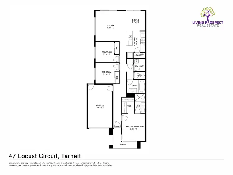 Floorplan of Homely house listing, 47 Locust Circuit, Tarneit VIC 3029