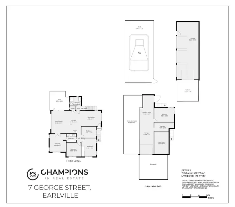 Floorplan of Homely house listing, 7 George Street, Earlville QLD 4870