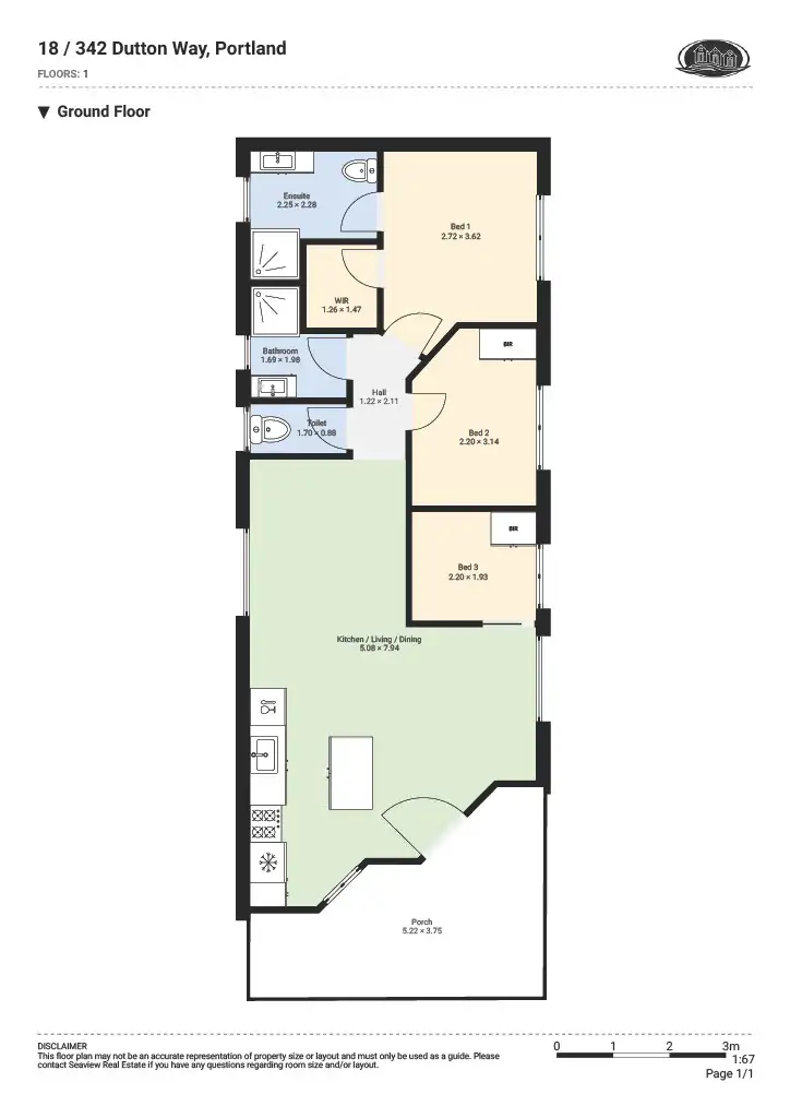 Floorplan of Homely house listing, 18/342 Dutton Way, Dutton Way VIC 3305