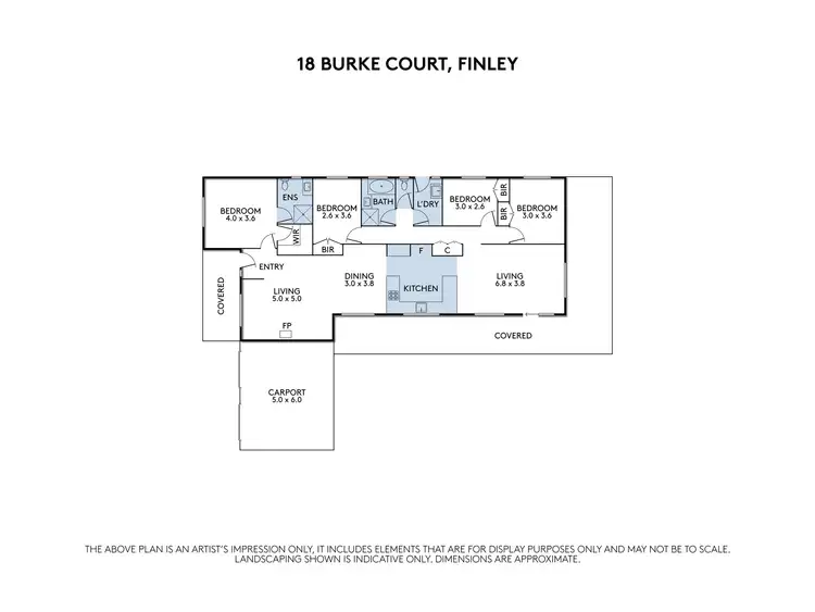 Floorplan of Homely house listing, 18 Burke Street, Finley NSW 2713
