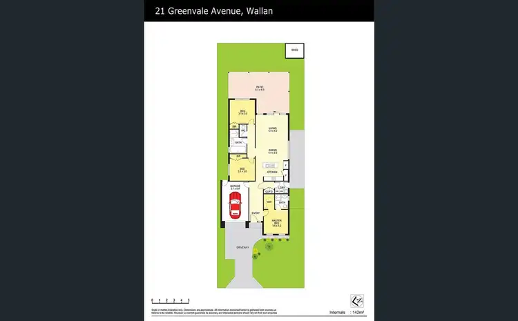 Floorplan of Homely house listing, 21 Greenvale Avenue, Wallan VIC 3756