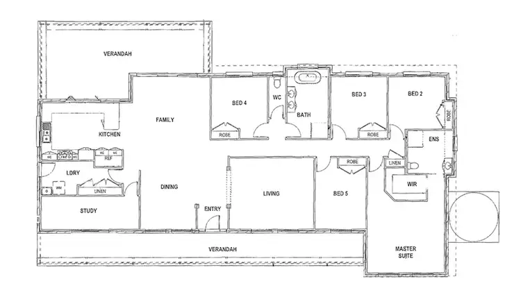 Floorplan of Homely house listing, 53 HALL ROAD, Merriwa NSW 2329