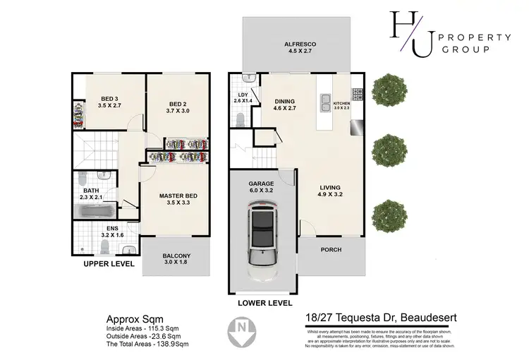 Floorplan of Homely townhouse listing, 18/27 Tequesta Drive, Beaudesert QLD 4285