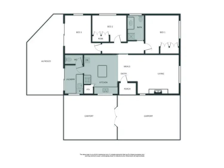 Floorplan of Homely house listing, 32 Finlason Street, Mansfield VIC 3722