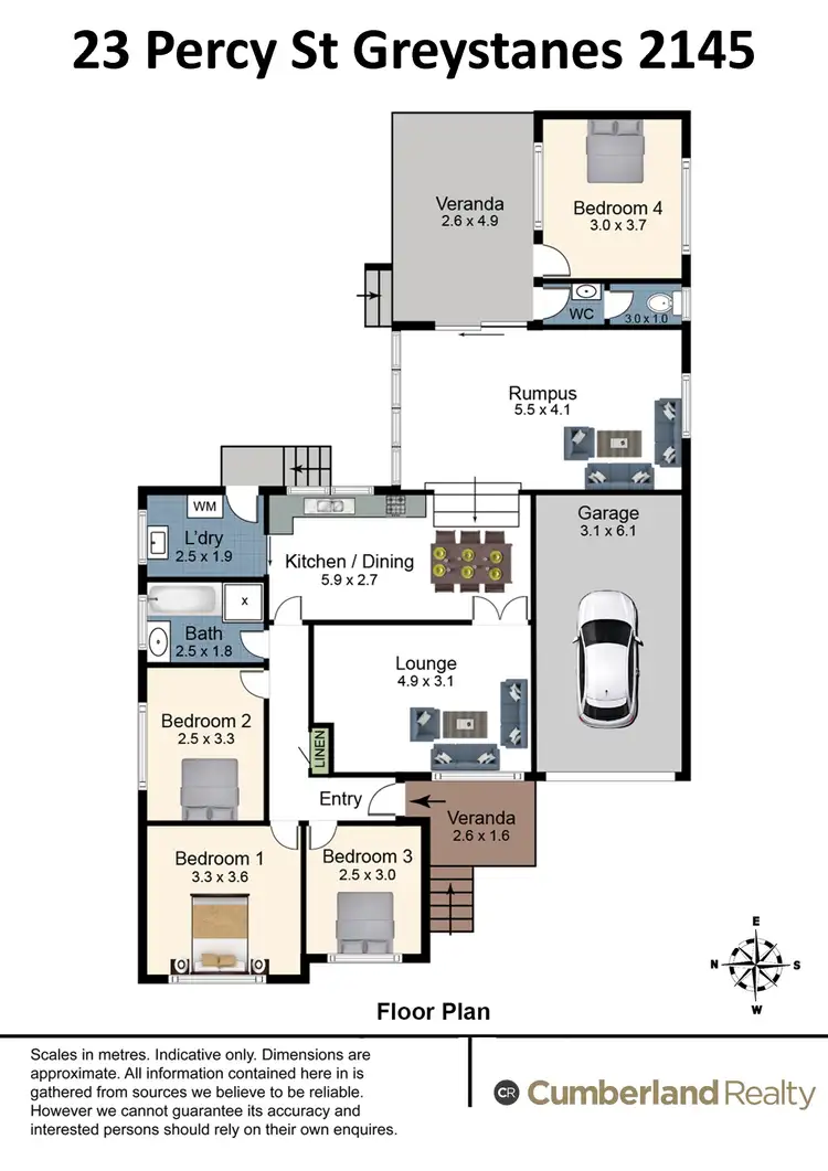 Floorplan of Homely house listing, 23 Percy Street, Greystanes NSW 2145