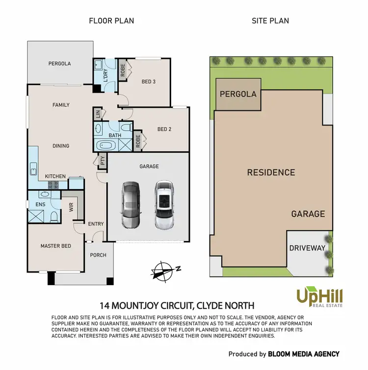 Floorplan of Homely house listing, 14 Mountjoy Circuit, Clyde North VIC 3978
