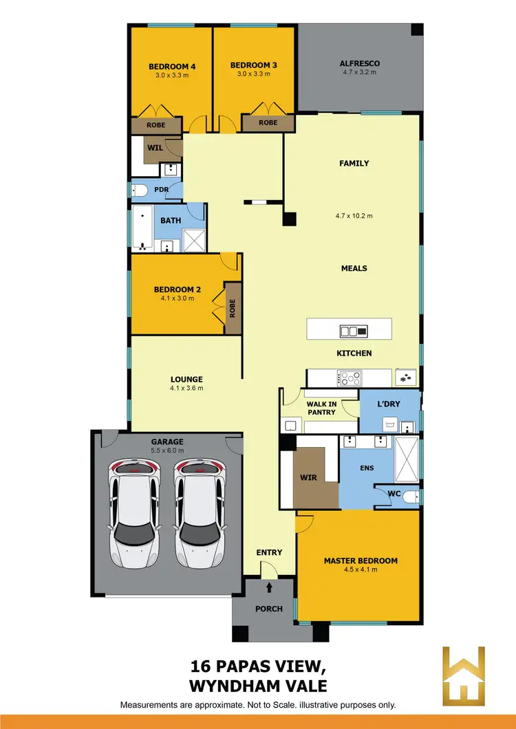 Floorplan of Homely house listing, 16 Papas View, Wyndham Vale VIC 3024