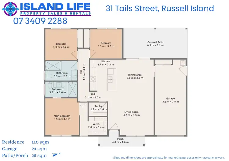 Floorplan of Homely house listing, 31 Tails Street, Russell Island QLD 4184