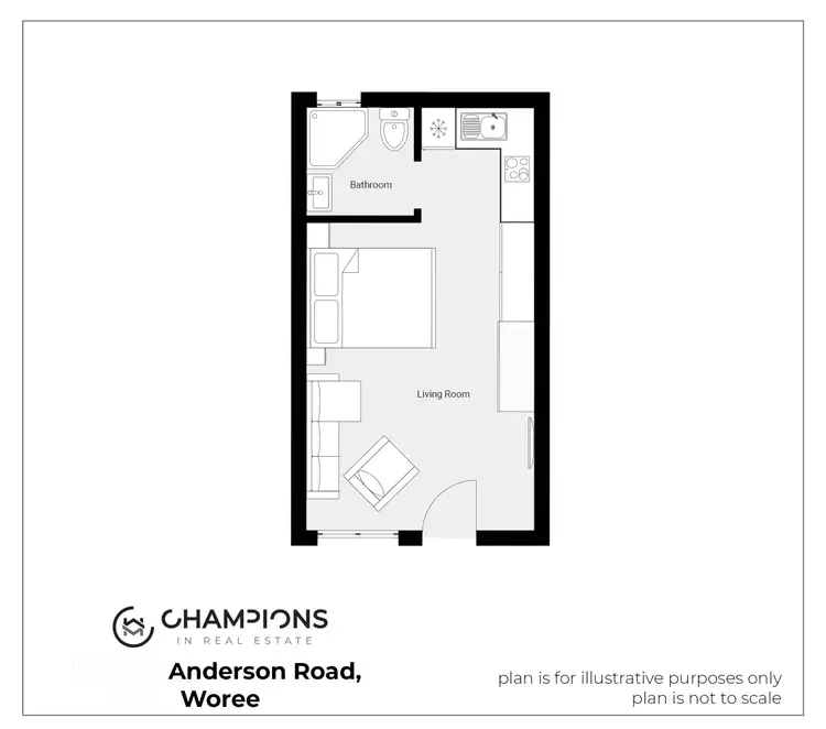 Floorplan of Homely unit listing, 354/1-21 Anderson Road, Woree QLD 4868