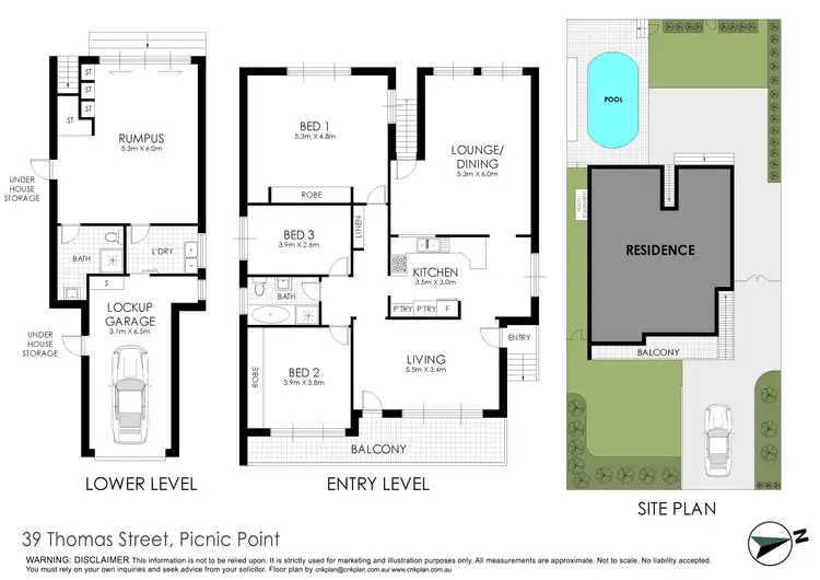 Floorplan of Homely house listing, 39 Thomas Street, Picnic Point NSW 2213