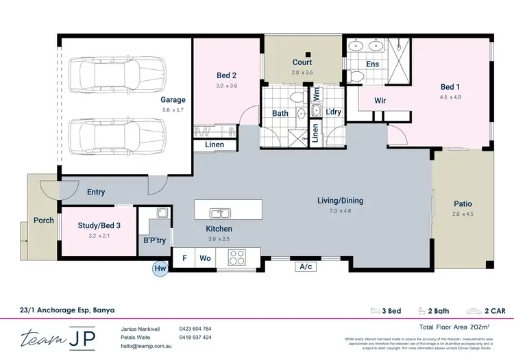 Floorplan of Homely retirement listing, 23/1 Anchorage Esplanade, Banya QLD 4551