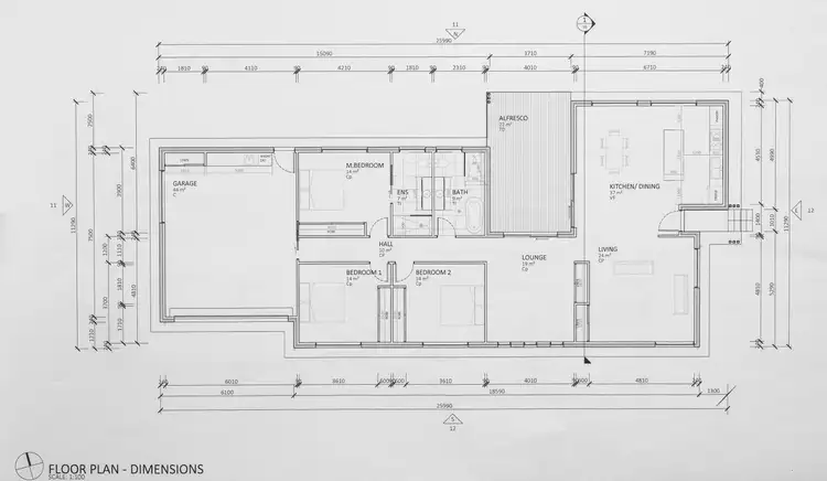 Floorplan of Homely house listing, 1 Ayrshire Avenue, Latrobe TAS 7307