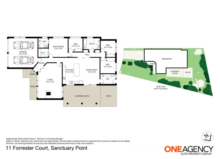 Floorplan of Homely house listing, 11 Forrester Court, Sanctuary Point NSW 2540