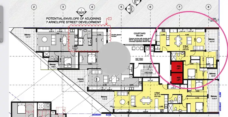 Floorplan of Homely apartment listing, 401/3 ARNCLIFFE STREET, Wolli Creek NSW 2205