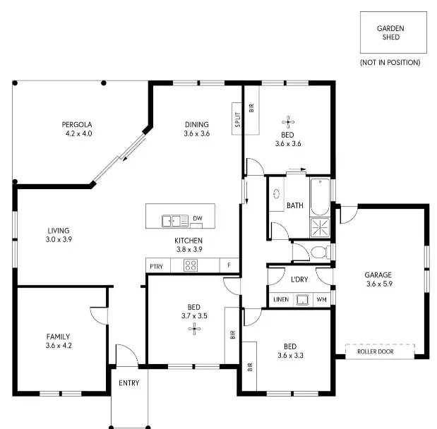 Floorplan of Homely house listing, 1 Lumidin Boulevard, Mount Gambier SA 5290