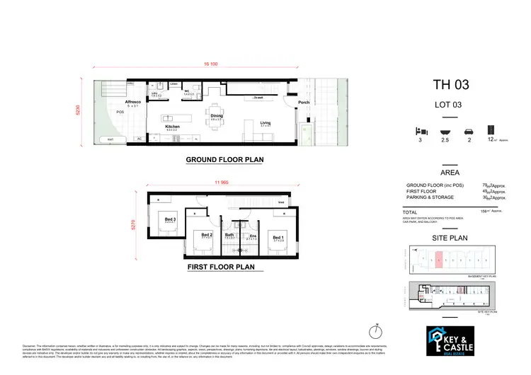 Floorplan of Homely townhouse listing, Address available on request