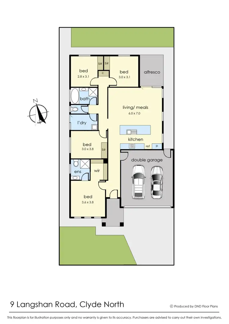 Floorplan of Homely house listing, 9 Langshan road, Clyde North VIC 3978