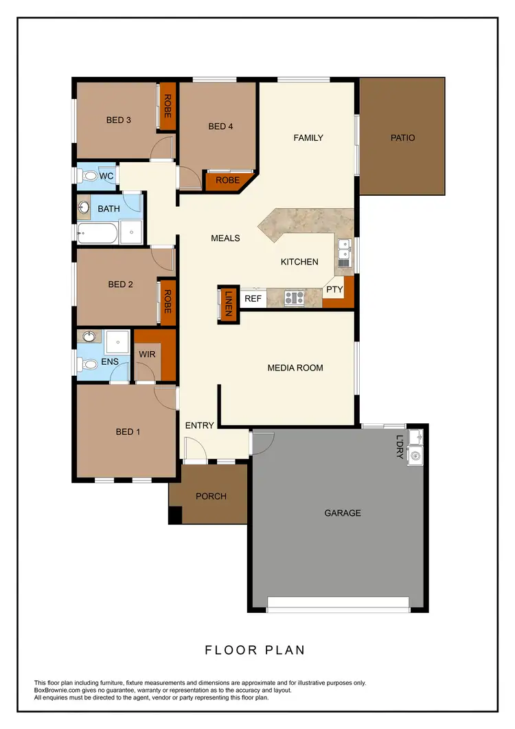 Floorplan of Homely house listing, 32 Devin Drive, Boonah QLD 4310