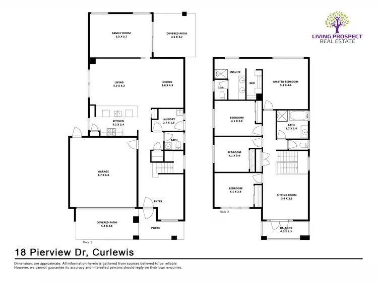 Floorplan of Homely house listing, 18 Pierview Drive, Curlewis VIC 3222