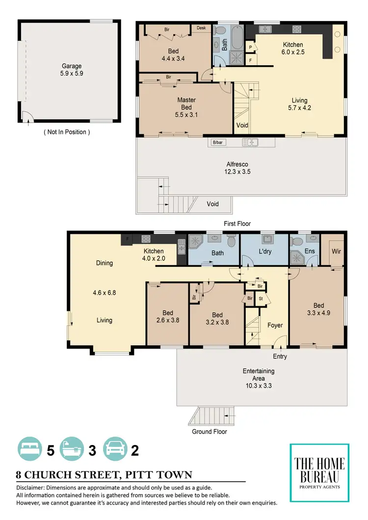 Floorplan of Homely rural property listing, 8 Church Street, Pitt Town NSW 2756
