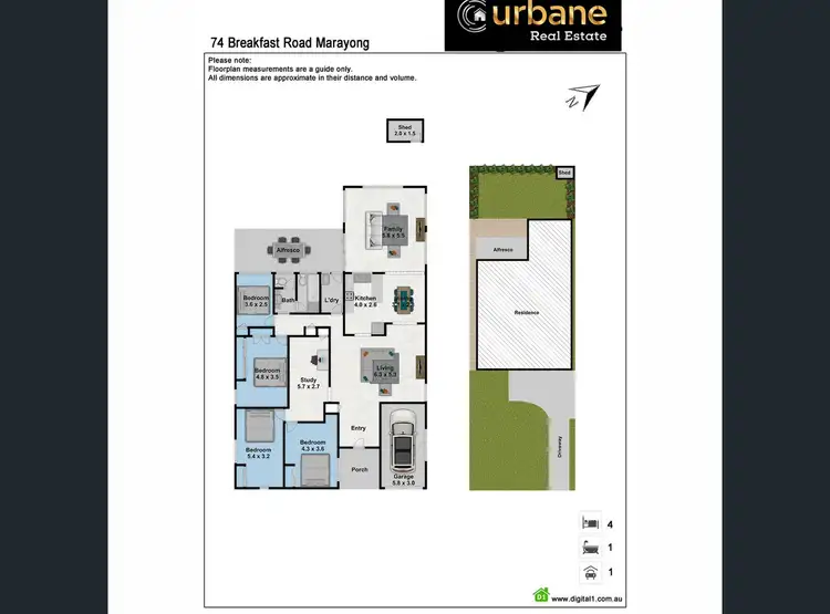 Floorplan of Homely house listing, 74 Breakfast Road, Marayong NSW 2148