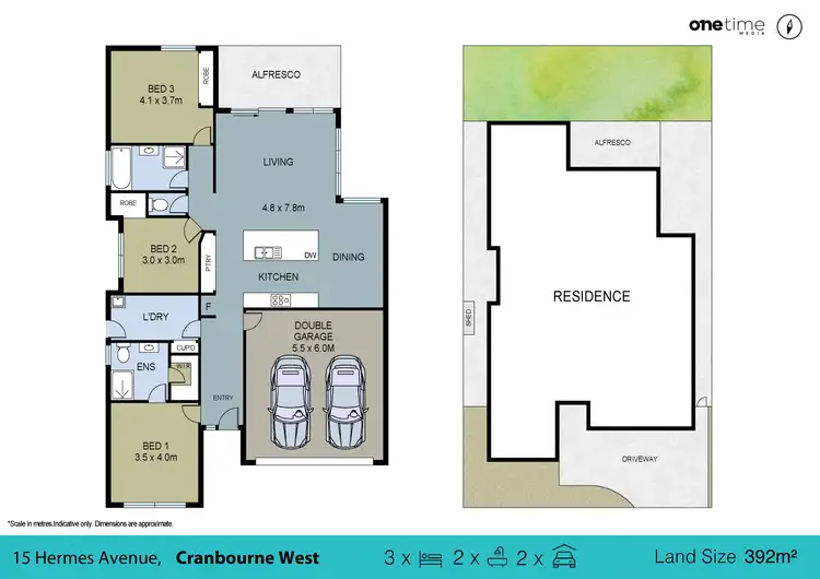 Floorplan of Homely house listing, 15 Hermes Avenue, Cranbourne West VIC 3977