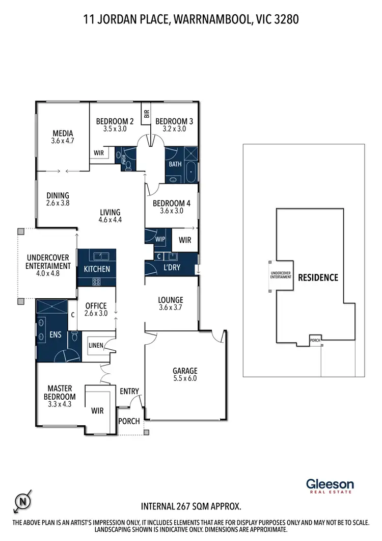 Floorplan of Homely house listing, 11 Jordan Place, Warrnambool VIC 3280
