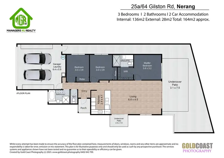 Floorplan of Homely house listing, 25A/64 Gilston Road, Nerang QLD 4211