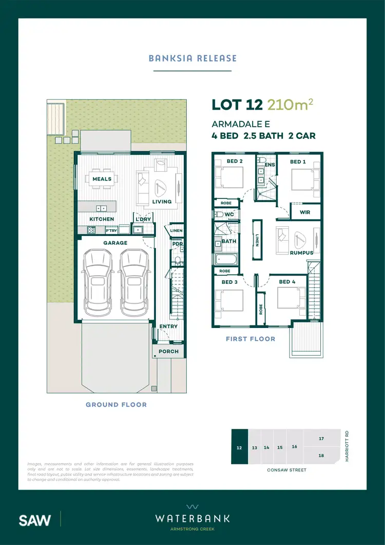 Floorplan of Homely house listing, 17 Consaw Street, Armstrong Creek VIC 3217
