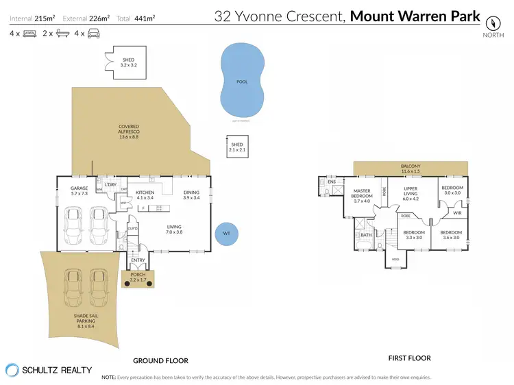 Floorplan of Homely house listing, 32 Yvonne Crescent, Mount Warren Park QLD 4207