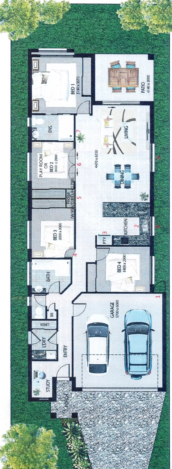 Floorplan of Homely house listing, 15 Vale Avenue, Arundel QLD 4214