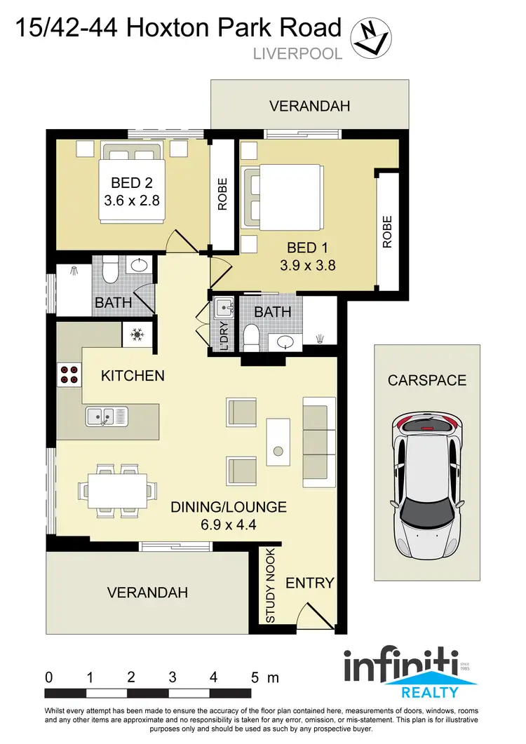 Floorplan of Homely apartment listing, 15/42 Hoxton Park Road, Liverpool NSW 2170