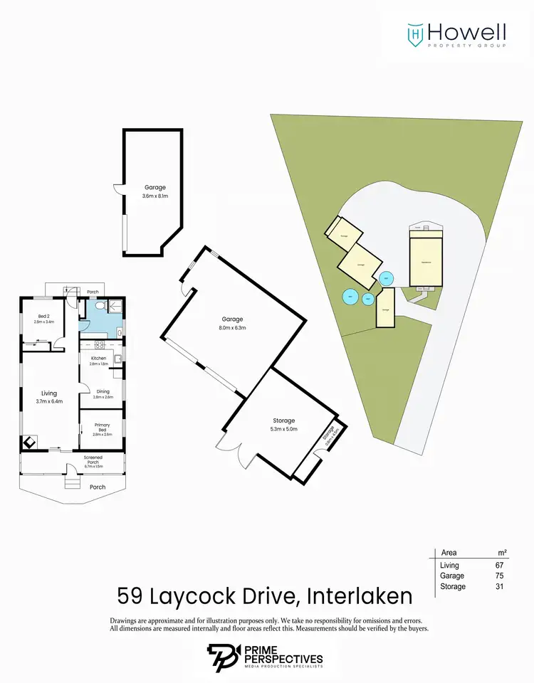 Floorplan of Homely house listing, 59 Laycock Drive, Interlaken TAS 7030