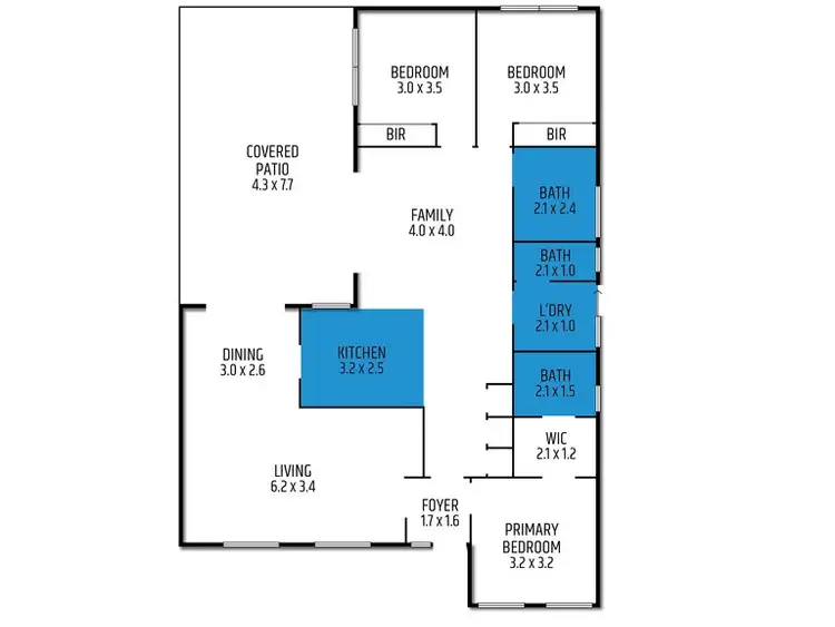 Floorplan of Homely house listing, 33 Rankin Street, Maindample VIC 3723