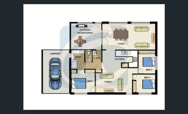 Floorplan of Homely house listing, 2 Carramar Street, Loganlea QLD 4131