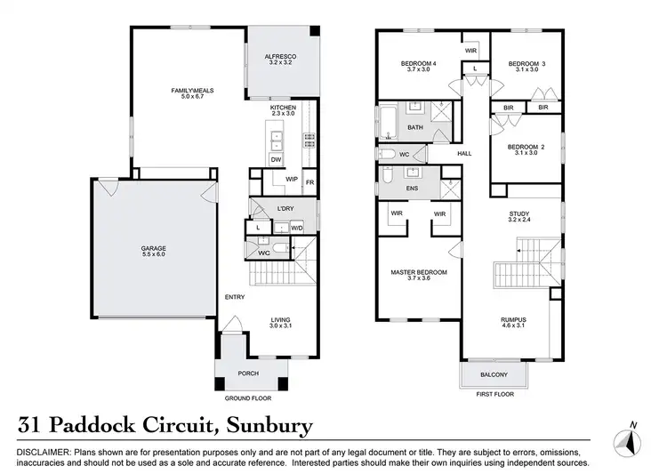 Floorplan of Homely house listing, 31 Paddock Circuit, Sunbury VIC 3429