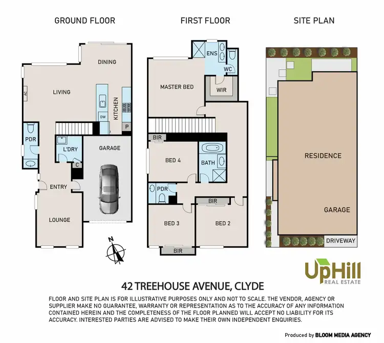 Floorplan of Homely house listing, 42 Treehouse Avenue, Clyde VIC 3978