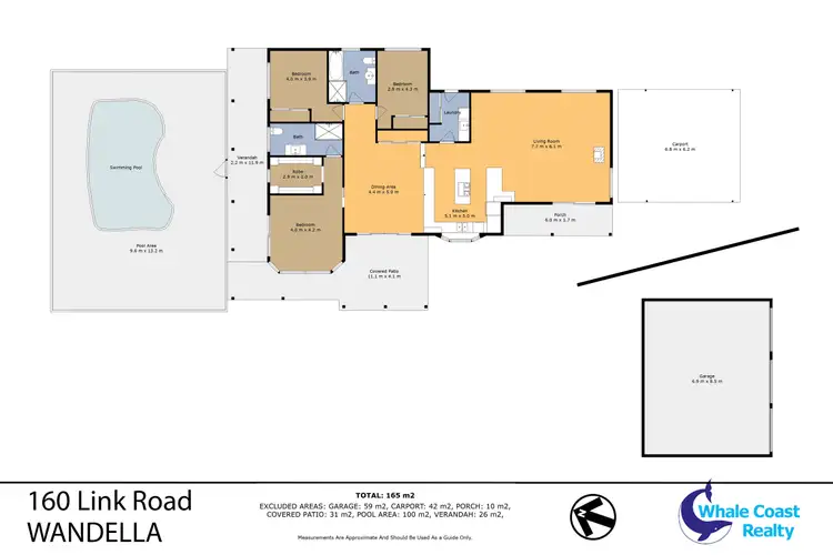 Floorplan of Homely rural property listing, 160 Link Road, Wandella NSW 2550
