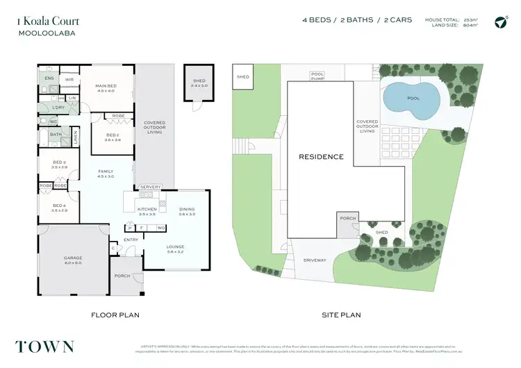 Floorplan of Homely house listing, 1 Koala Court, Mooloolaba QLD 4557