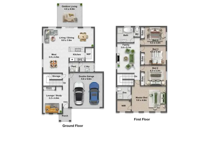 Floorplan of Homely house listing, 41 Kookaburra Circuit, Rochedale QLD 4123