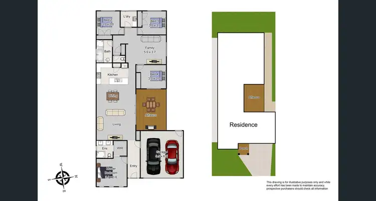 Floorplan of Homely house listing, 9 Reynard Place, Cranbourne East VIC 3977