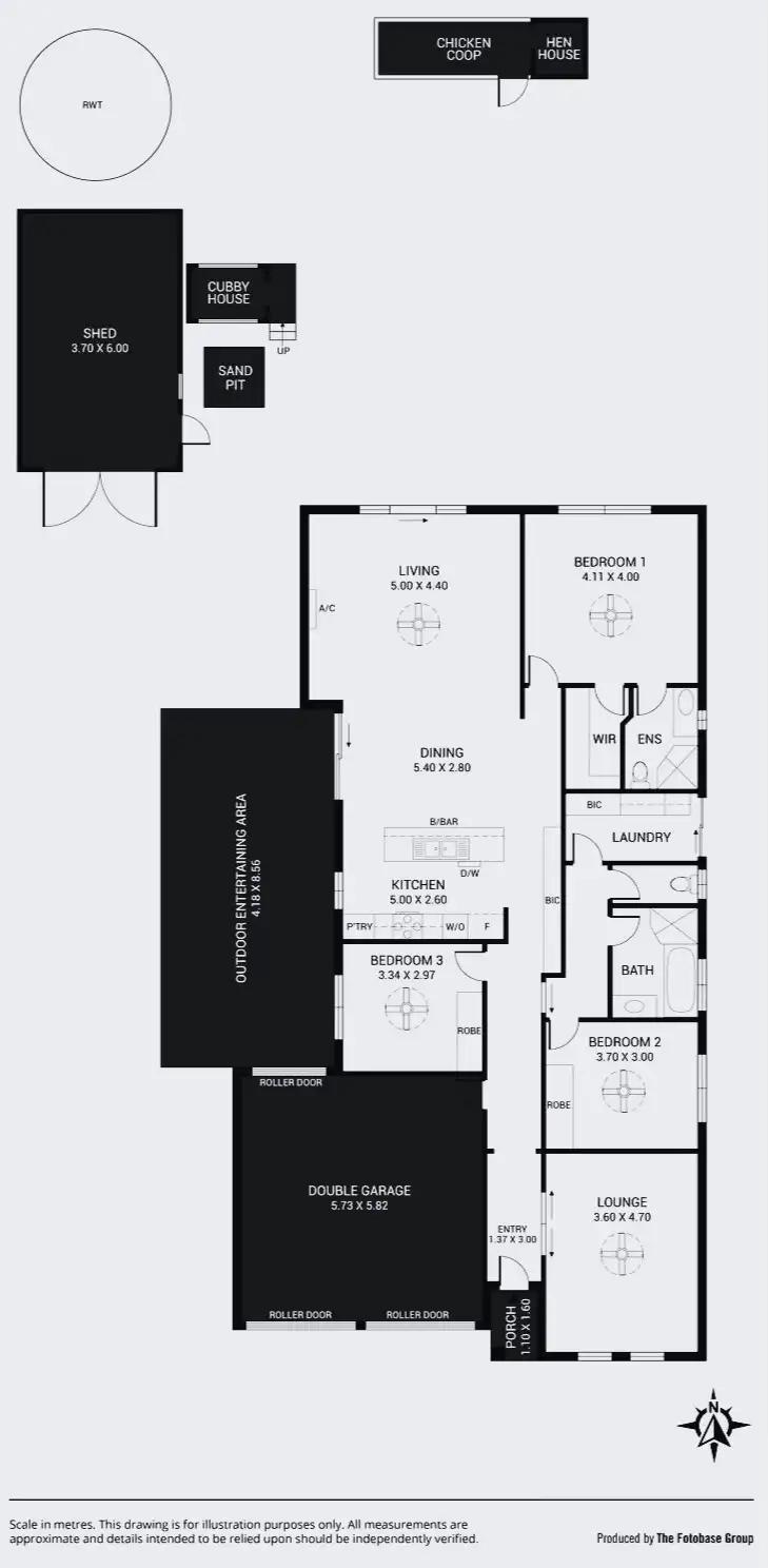 Floorplan of Homely house listing, 13 Oakley Crescent, Aldinga Beach SA 5173