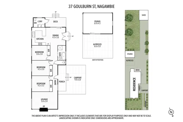 Floorplan of Homely house listing, 37 Goulburn Street, Nagambie VIC 3608