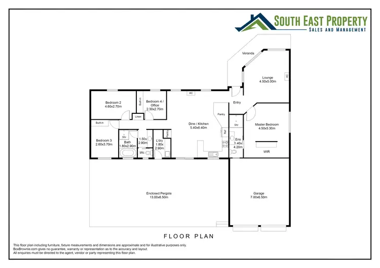 Floorplan of Homely rural property listing, 17 Sutherland Drive, Beachport SA 5280